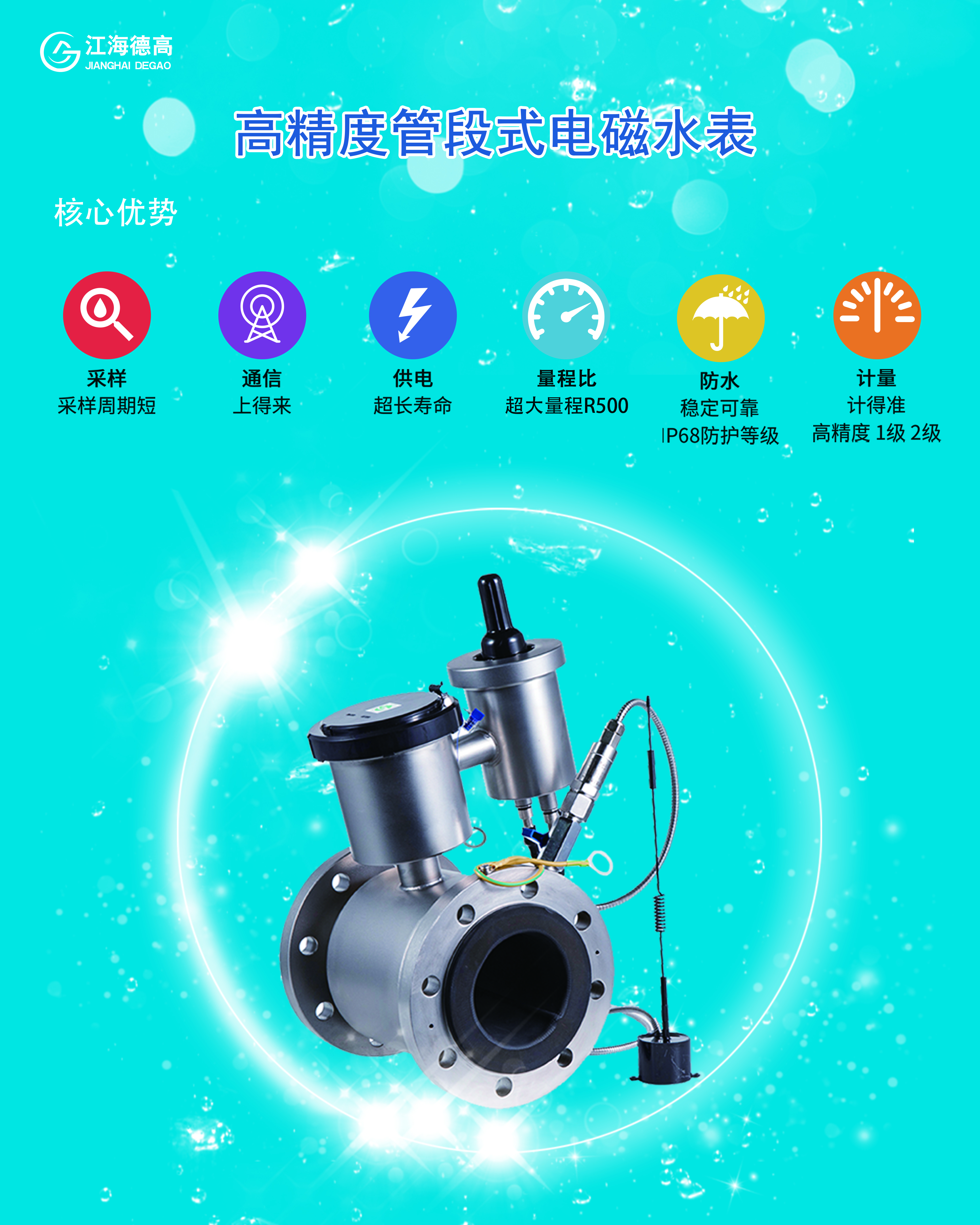 管段式电磁水表